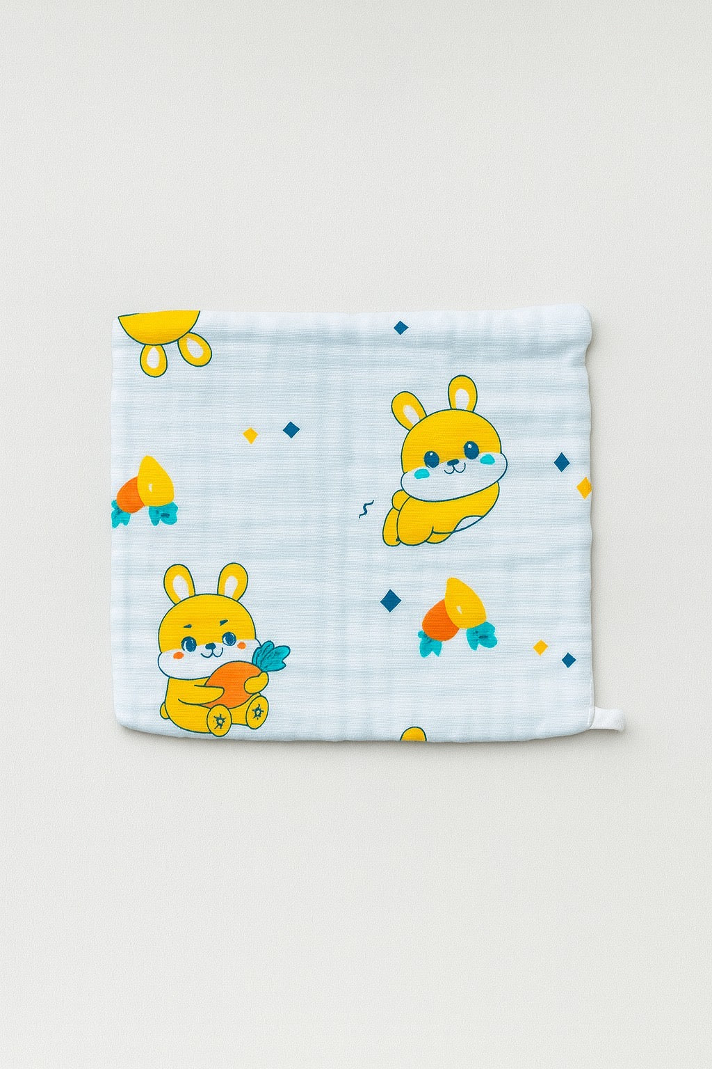 Washcloth For Baby- 4pc set White