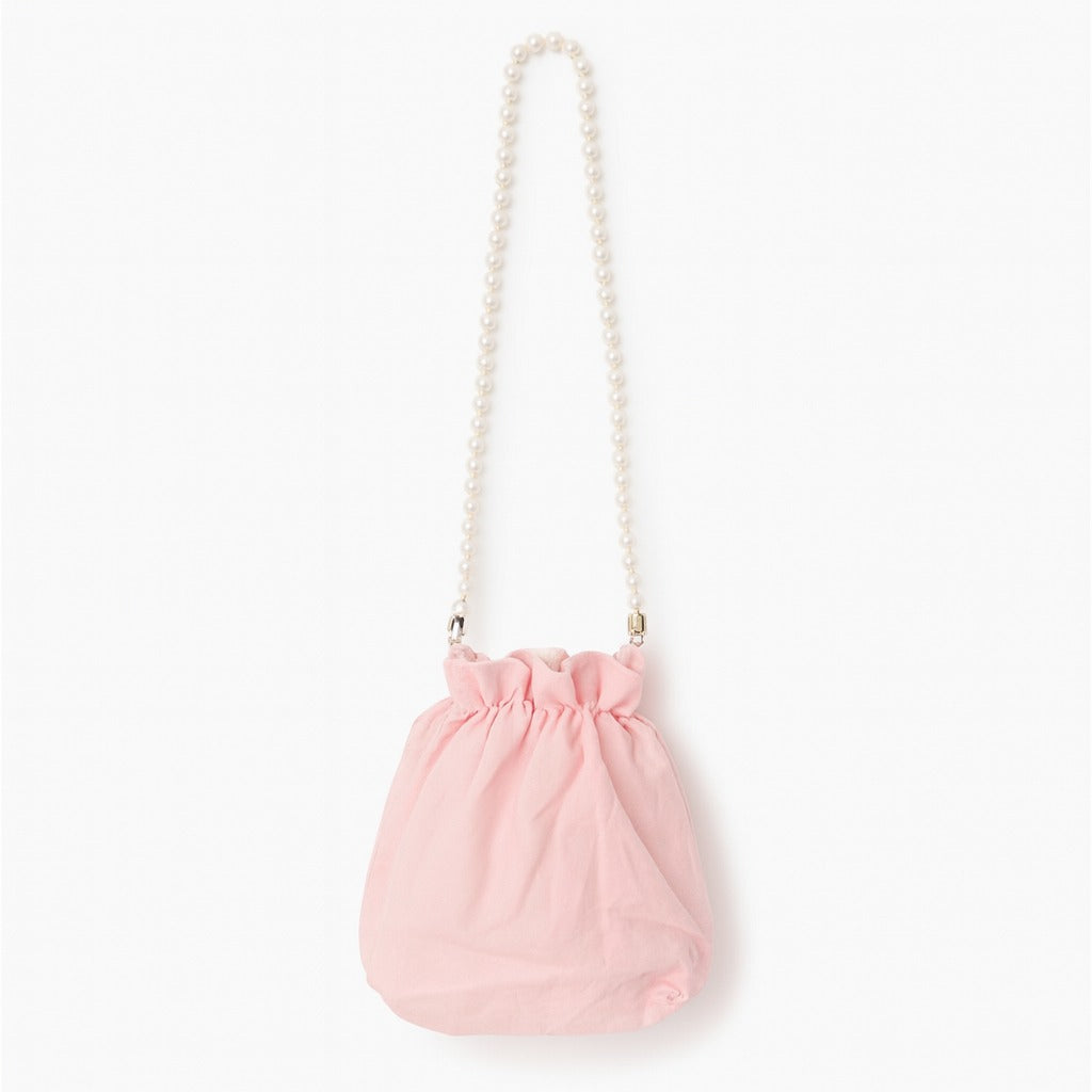 Hooded Puffer Jacket With Purse - Powder Pink