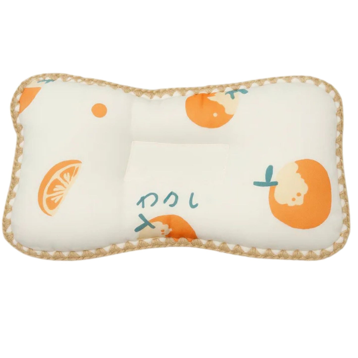 Rectangular Baby Pillow - Orange