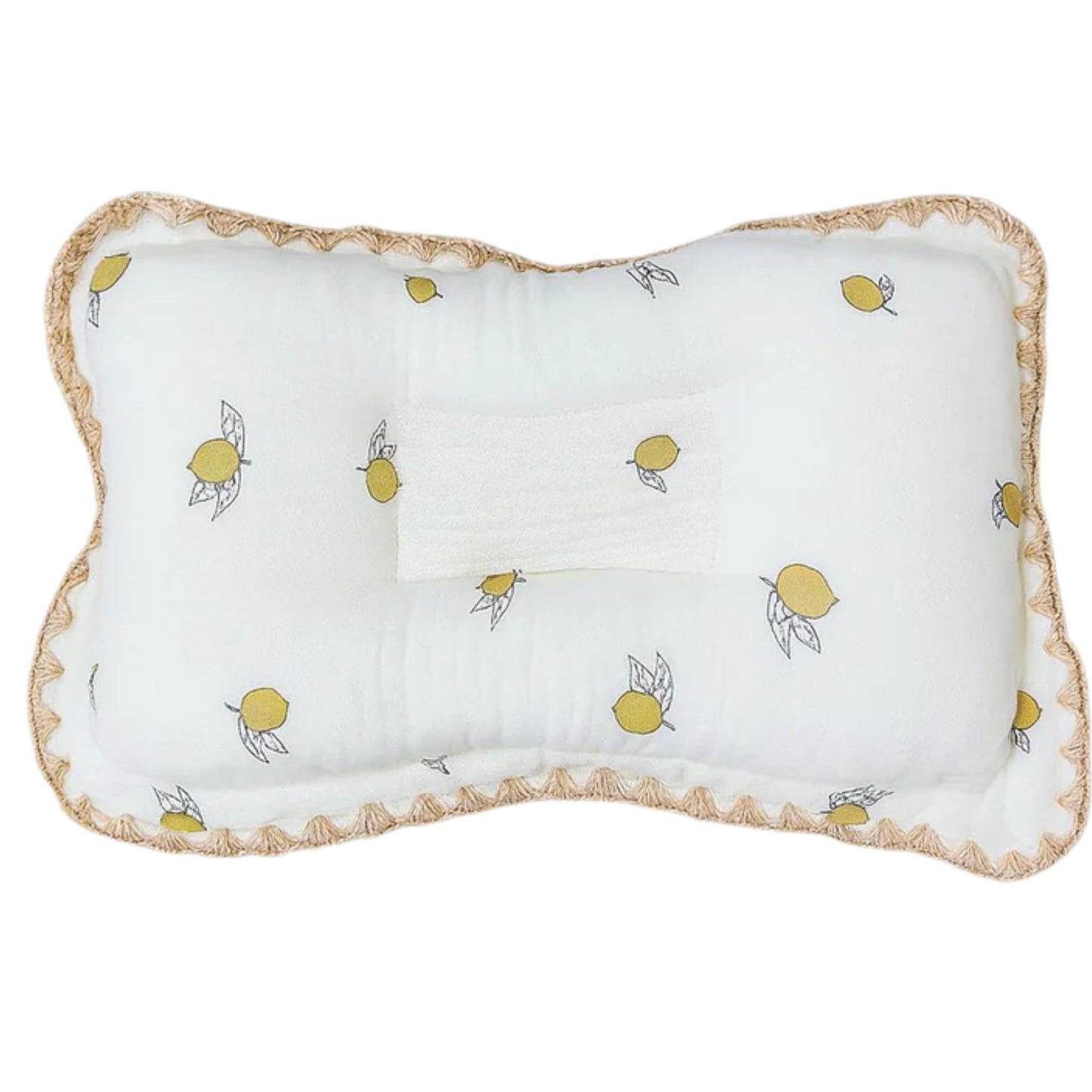 Rectangular Baby Pillow - Lemon
