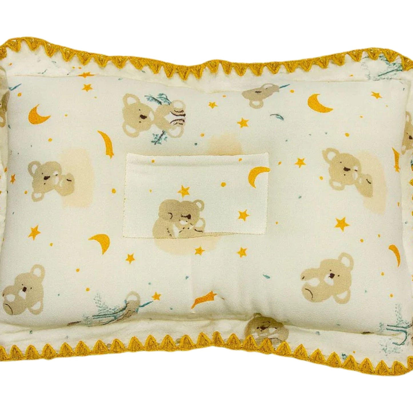 Rectangular Baby Pillow - Twinkle Bear