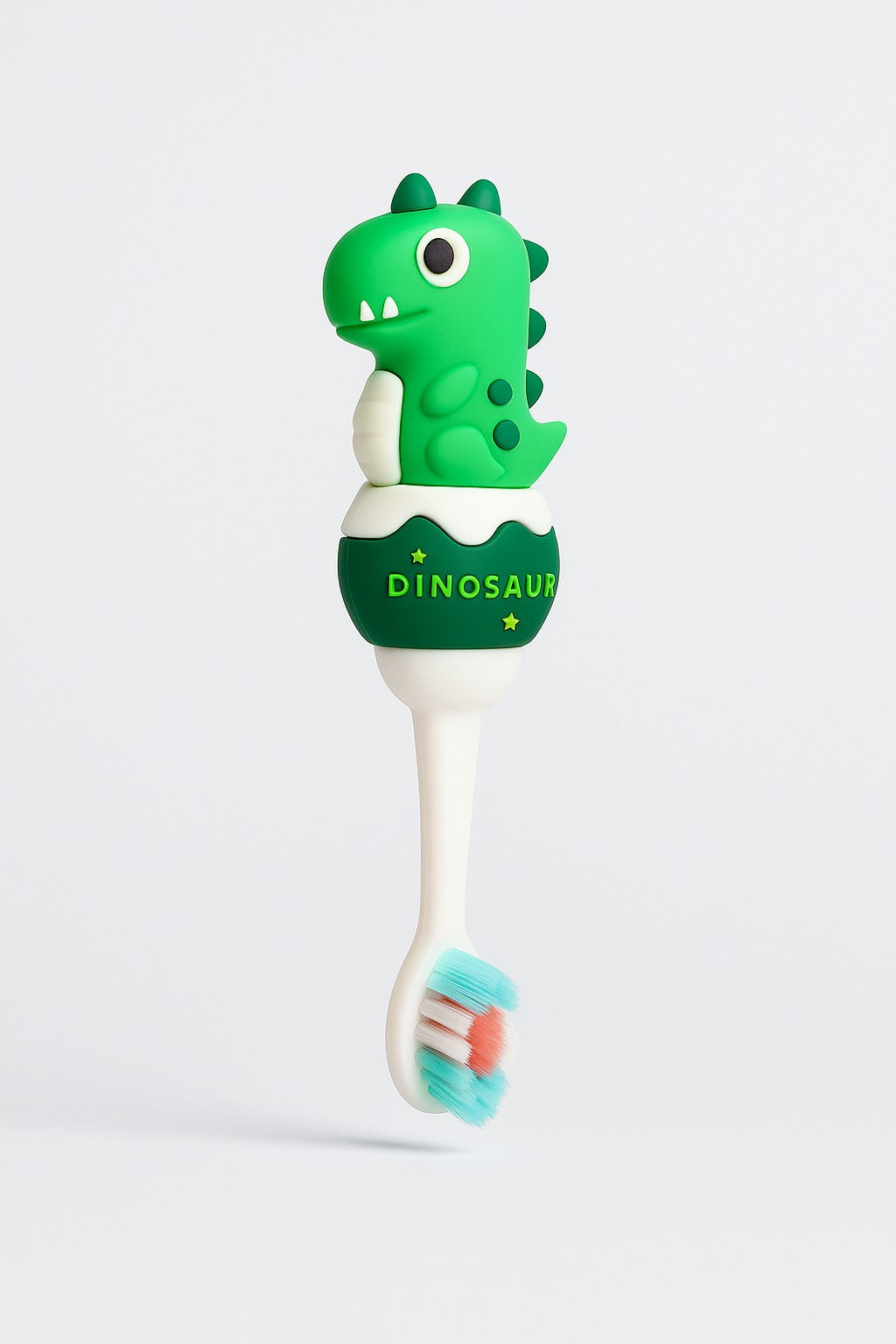Green Dino Toothbrush For Toddlers