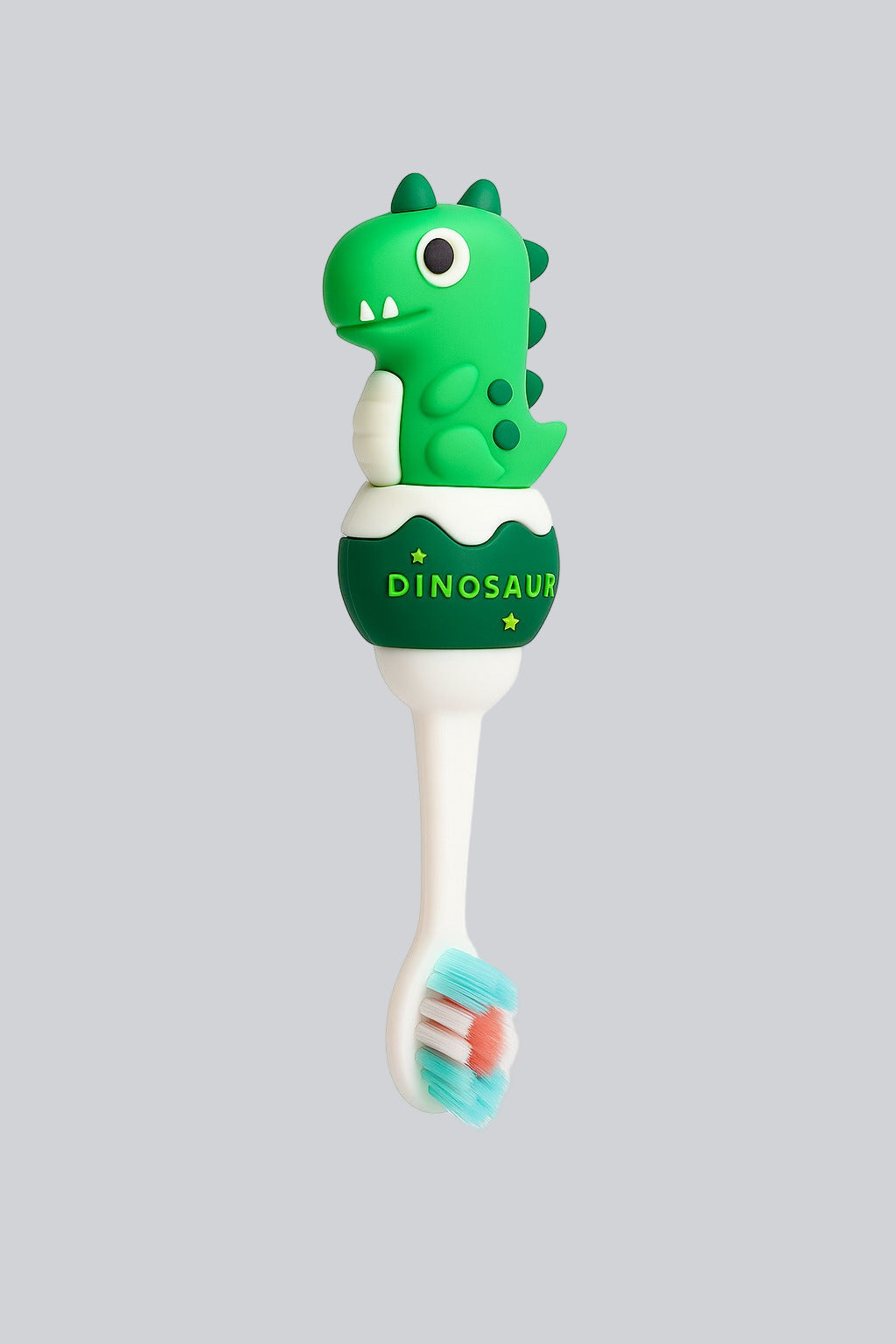 Green Dino Toothbrush For Toddlers