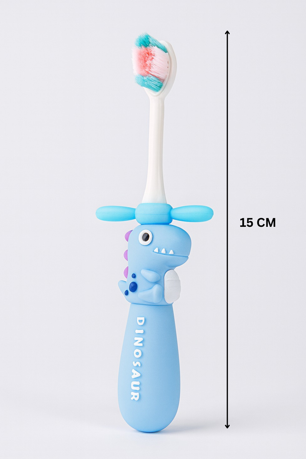Blue Twisty Dino Toothbrush For Kids