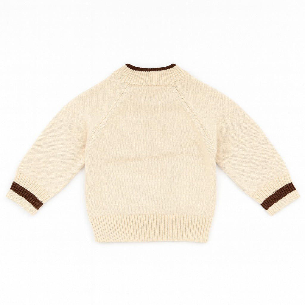 Knitted Baby Sweater - Bobby Bear