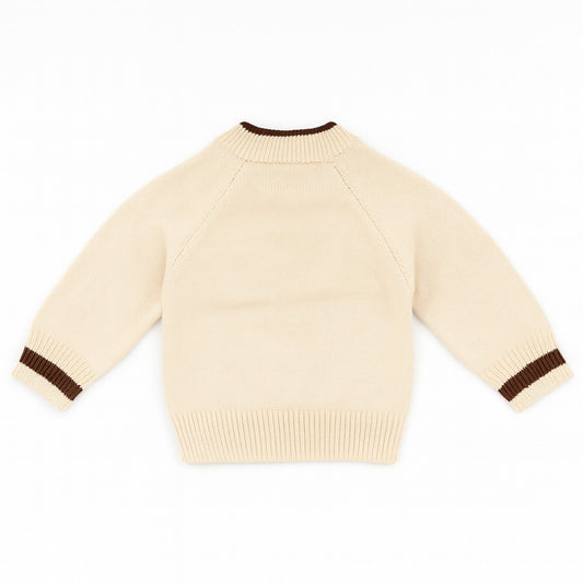 Knitted Baby Sweater - Bobby Bear