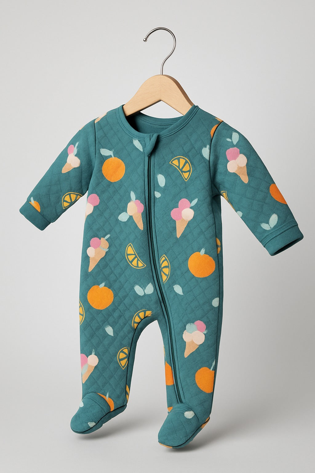 Quilted Sleepsuit - Fruity Dreams