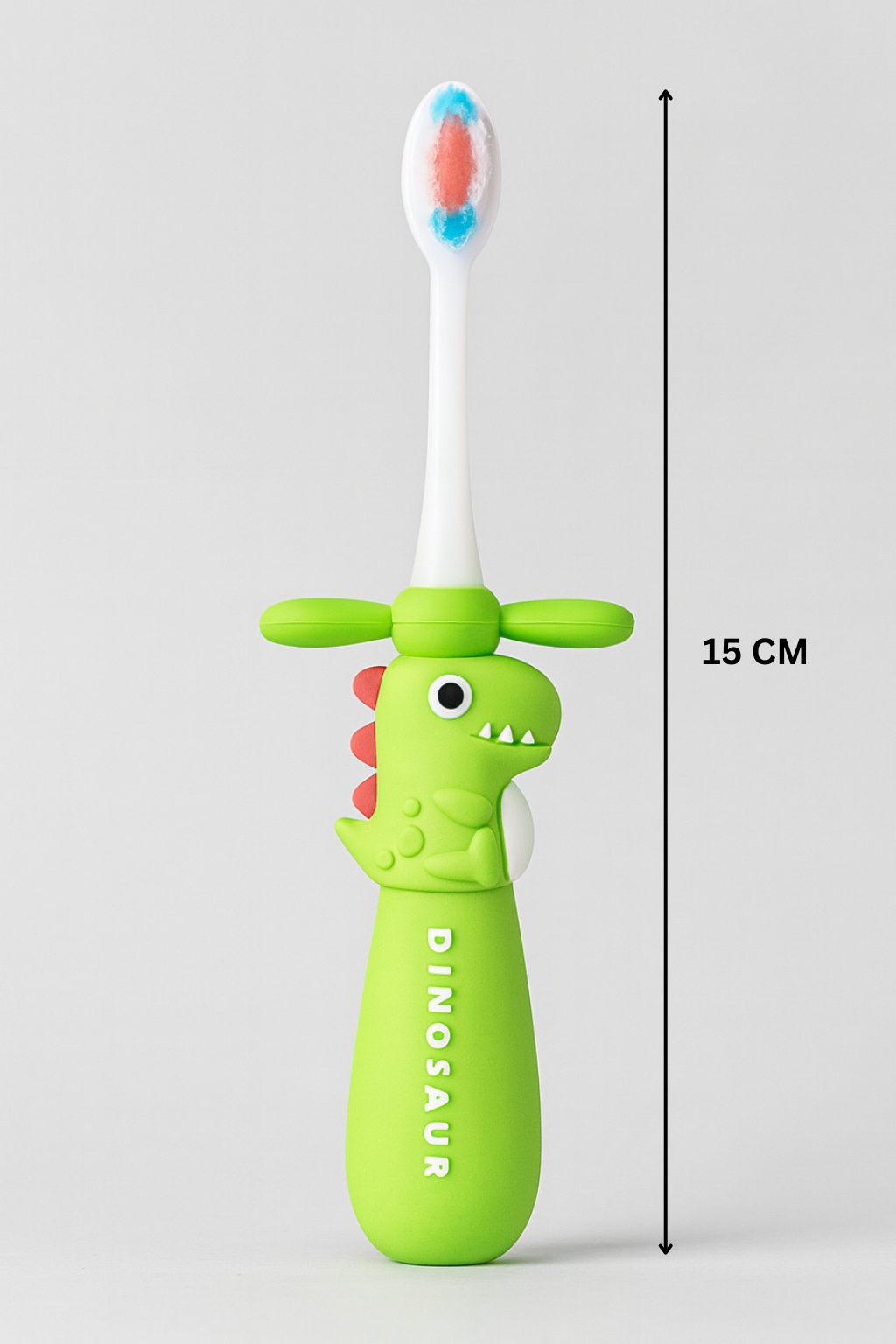 Green Twisty Dino Toothbrush For Kids