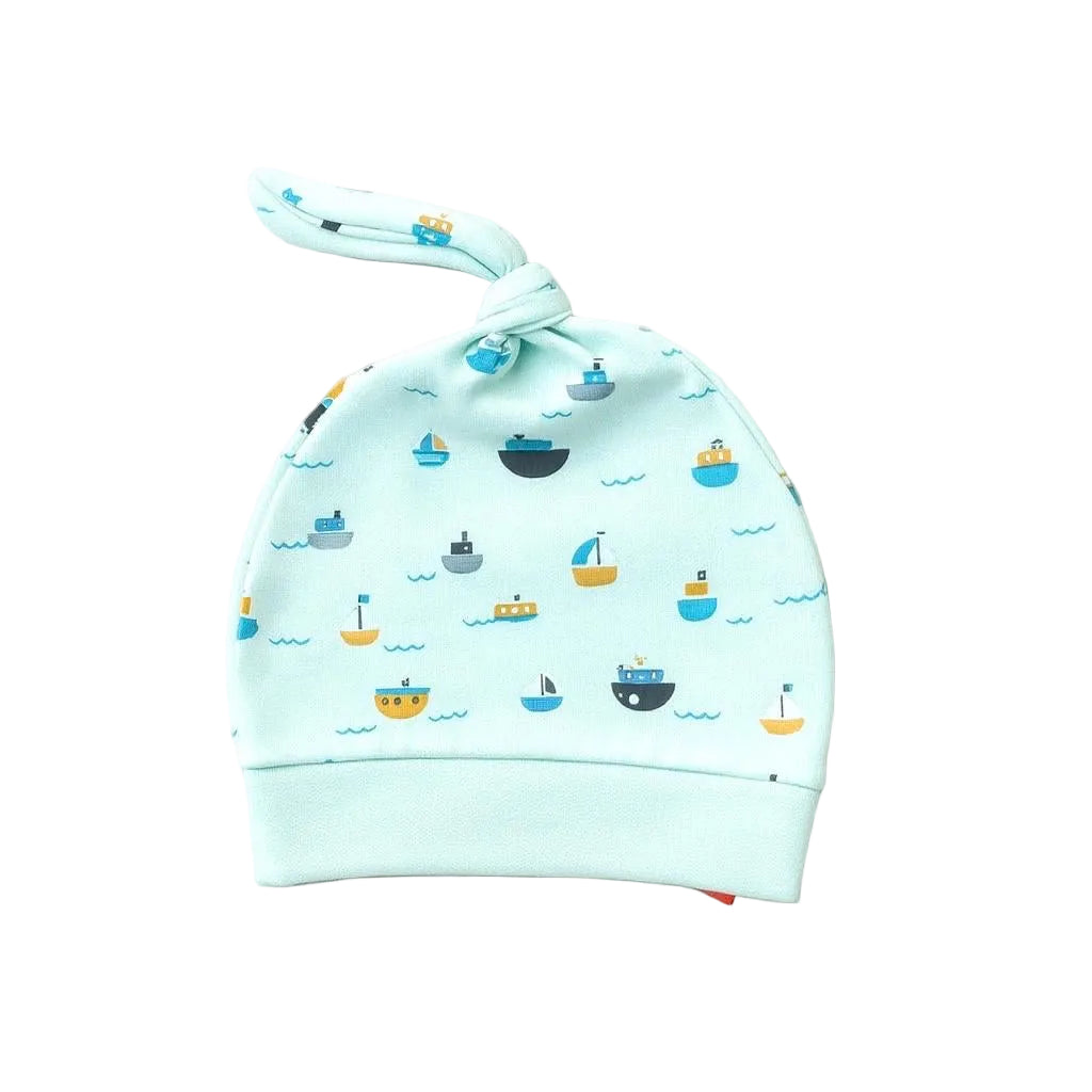 Baby beanie - Boat (Light Green)