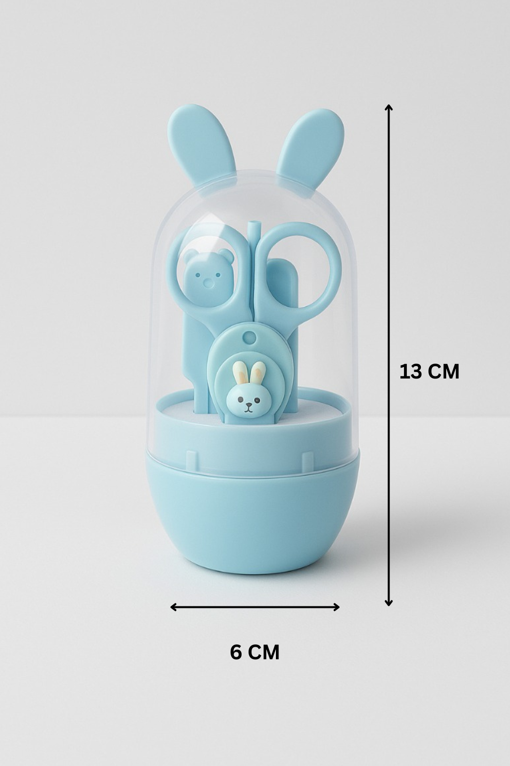 Baby Grooming Kit With Scissors- blue
