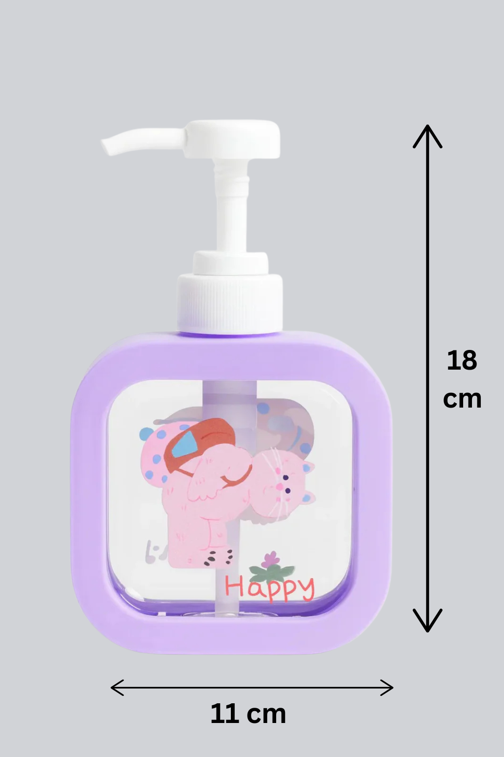 Soap Dispenser - Cartoon Design - Lavender
