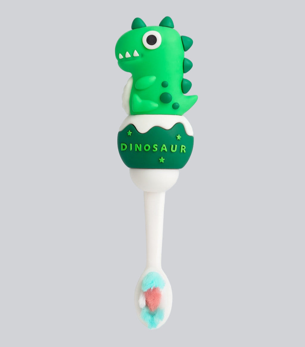 Green Dino Toothbrush For Toddlers
