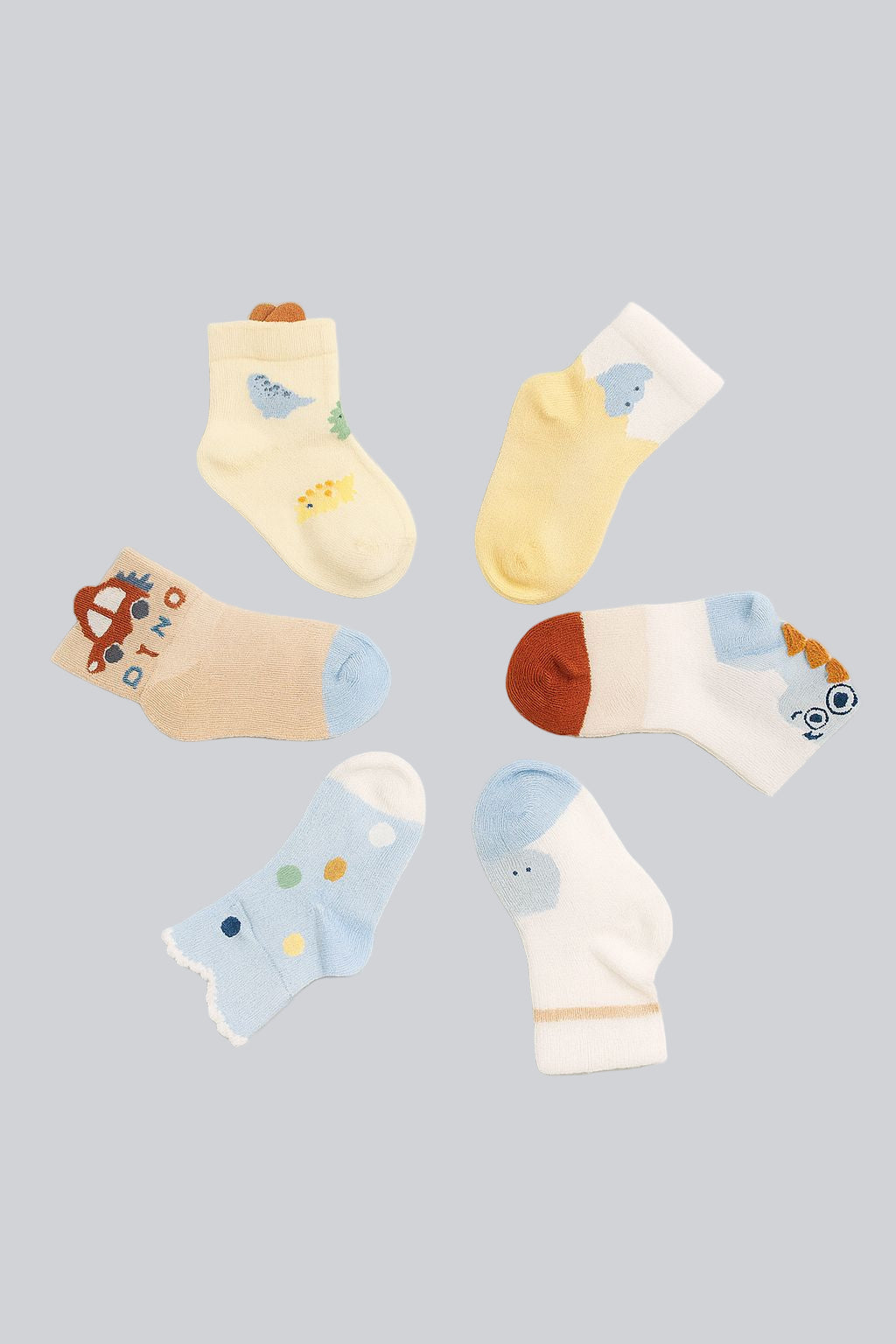 Unisex Baby Socks- set of 6