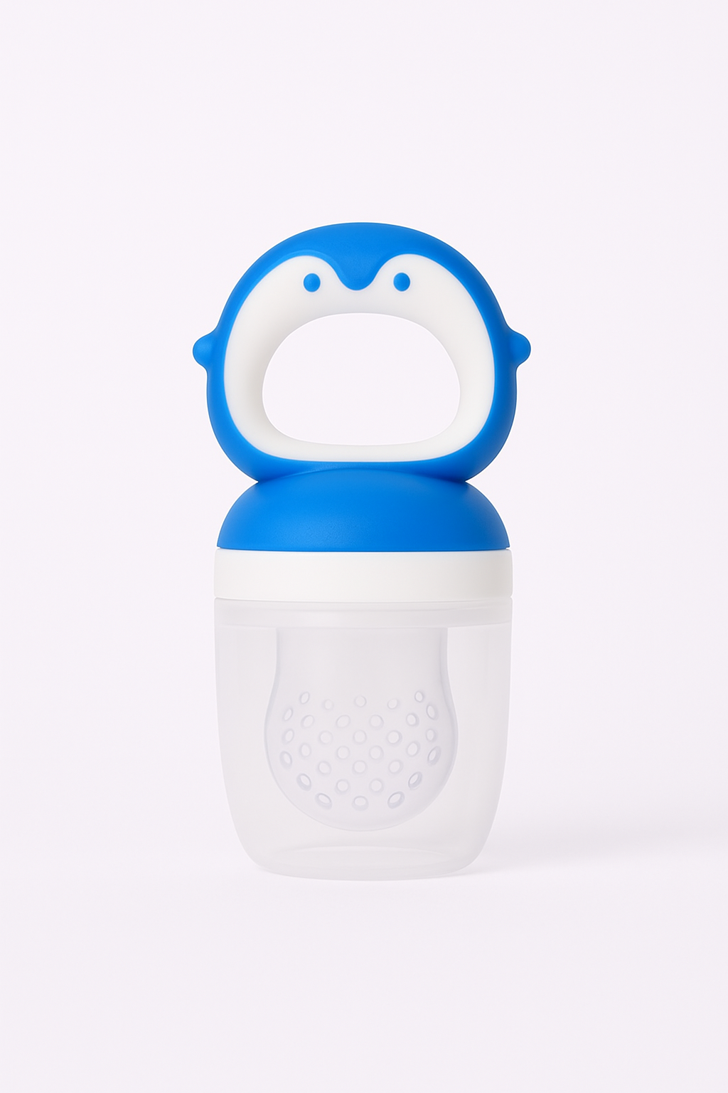 Silicone Fruit Nibbler - Blue Penguin Pop