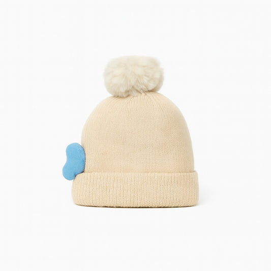 Woolen Finny Beanie - Vanilla Splash