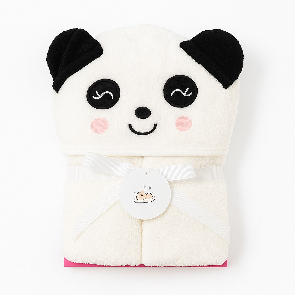 Baby Hooded Towel – Smiley Panda