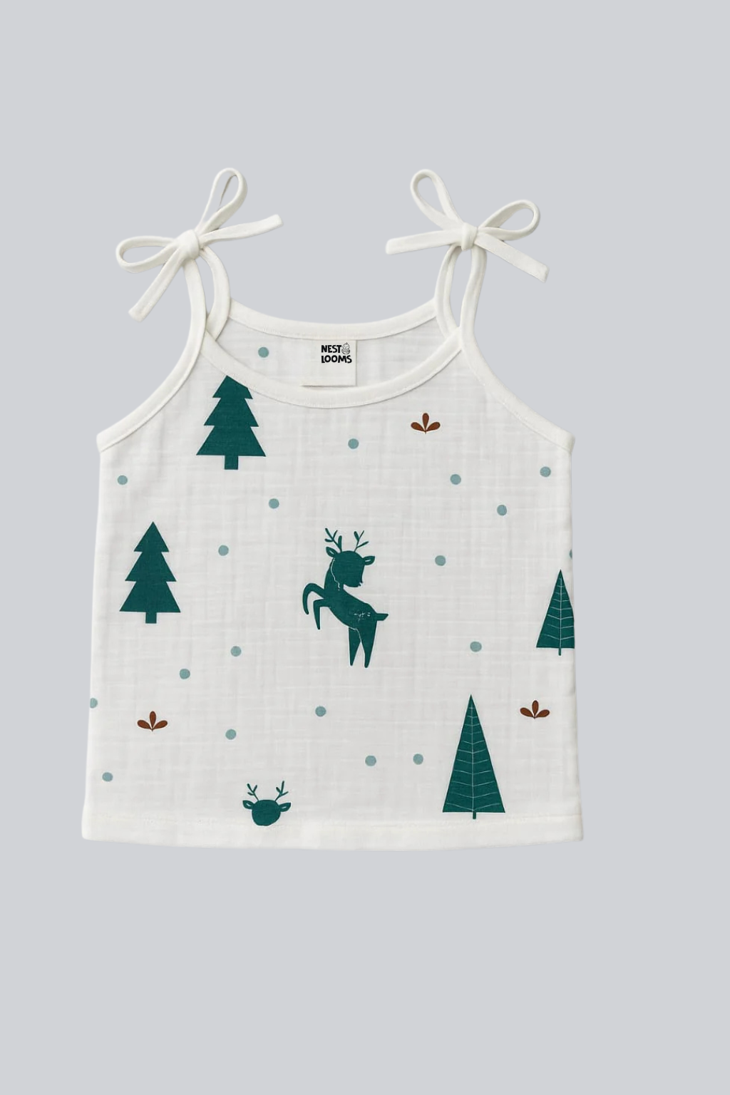 Dori Jhabla- Organic Cotton Muslin - Christmas Wonderland
