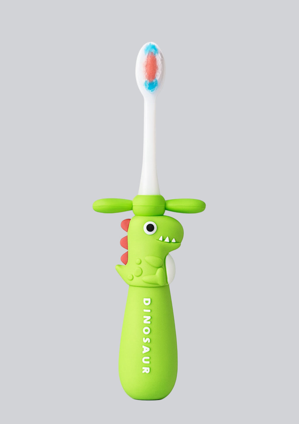 Green Twisty Dino Toothbrush For Kids