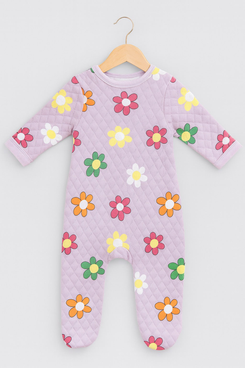 Quilted Sleepsuit - Bloomy Dreams