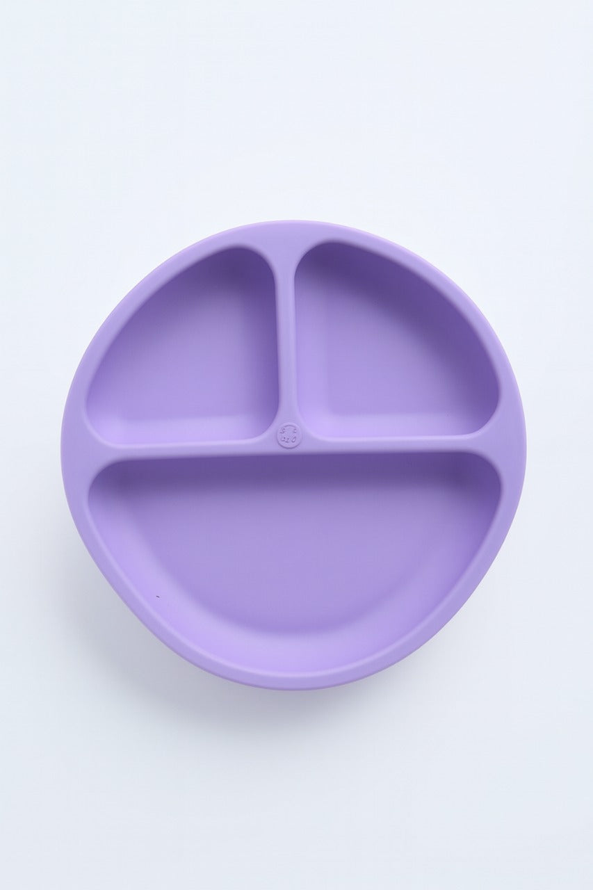 8 pcs Silicone Feeding Sets- Purple Round