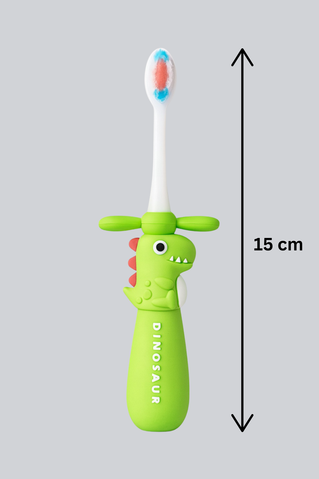 Green Twisty Dino Toothbrush For Kids