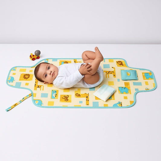 Portable Diaper Changing Mat - Animal Kingdom