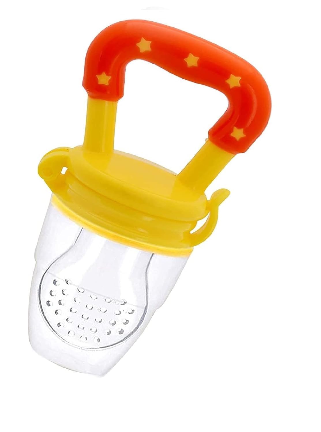Silicone Fruit Nibbler - Yellow Star Handle