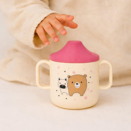 Baby Spout Sipper Cup - Solid (Pink)