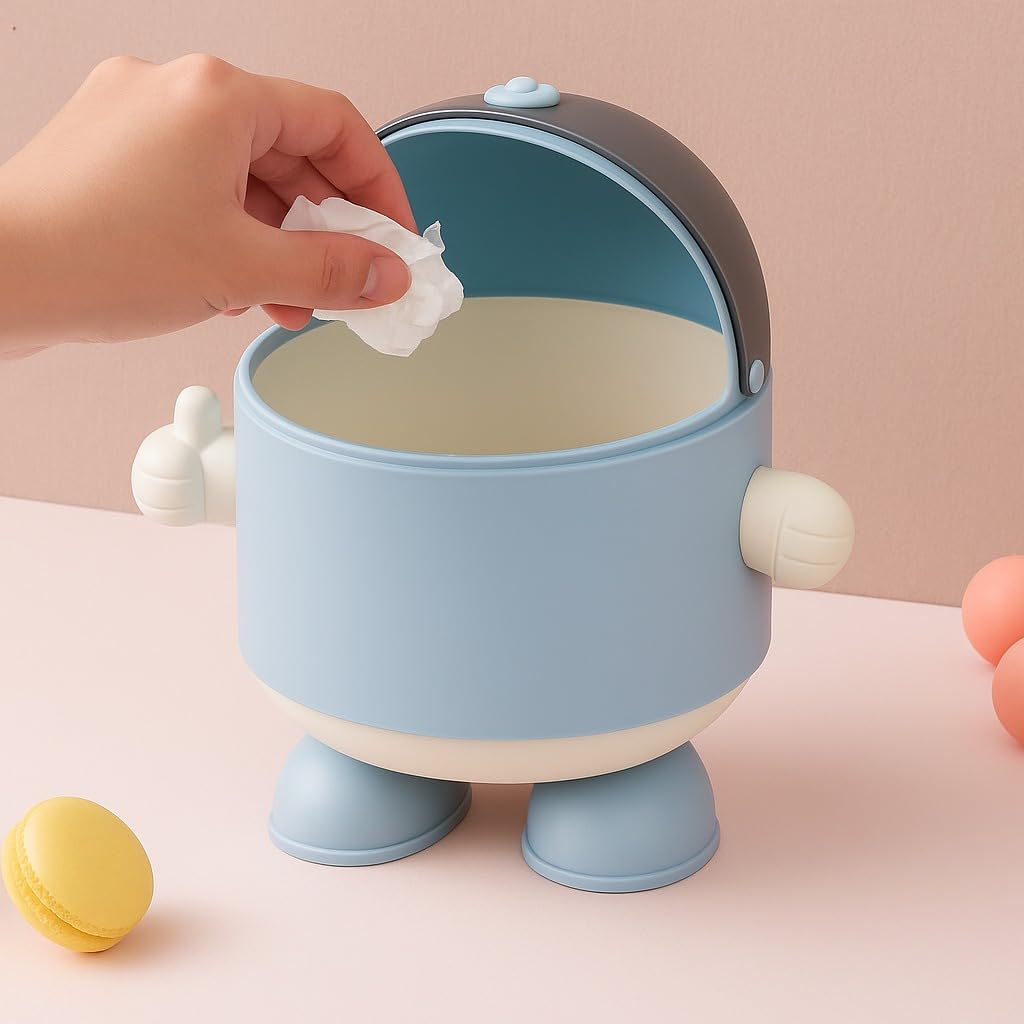 Dustbin - Little Astronaut - Blue