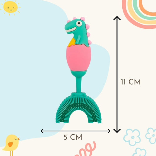 U-Shaped Toothbrush - Dino Egg