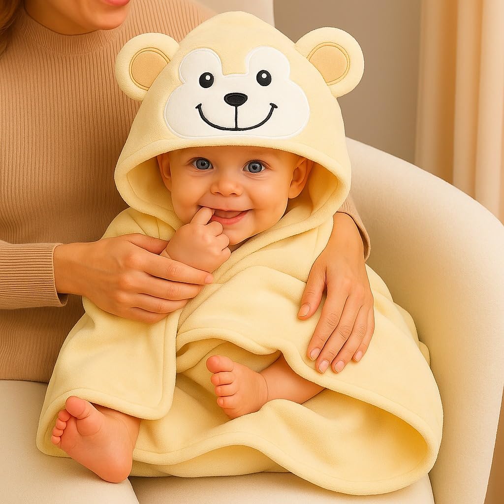 Baby Hooded Towel – Coco Monkey