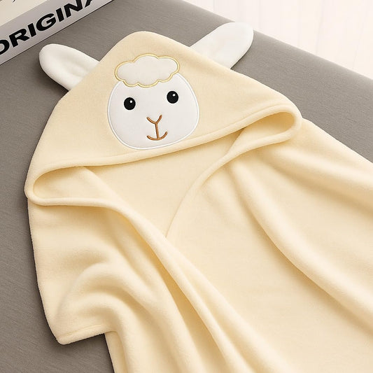 Baby Hooded Towel – Cuddly Sheep