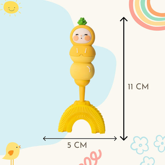 U-Shaped Toothbrush - Sunny Pineapple