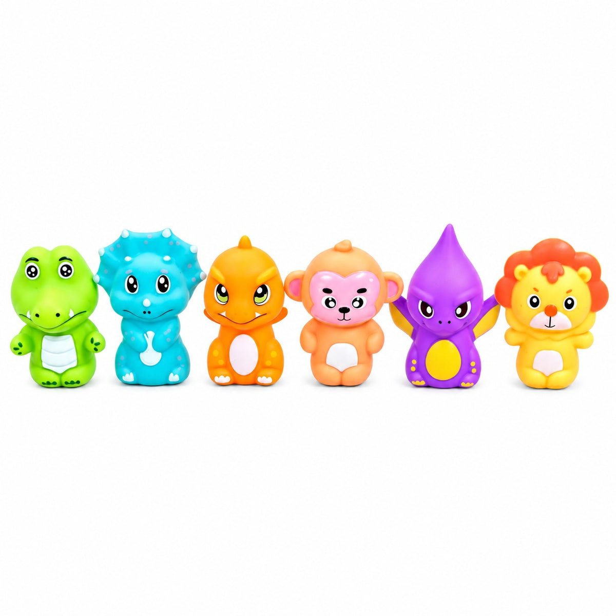 Baby Toy Set 6pc - Colourful Dino