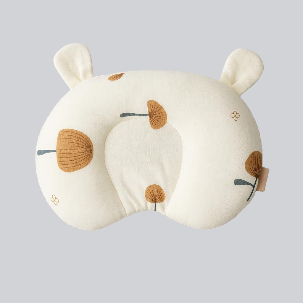 U shape Pillow Mushroom Brown