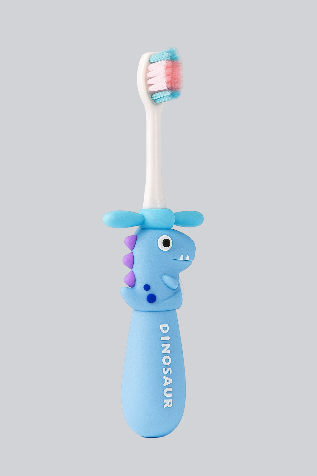 Blue Twisty Dino Toothbrush For Kids