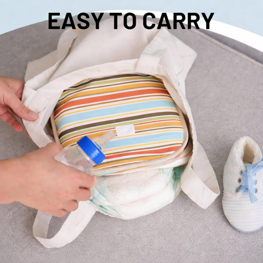Portable Diaper Changing Mat - Sunset layers
