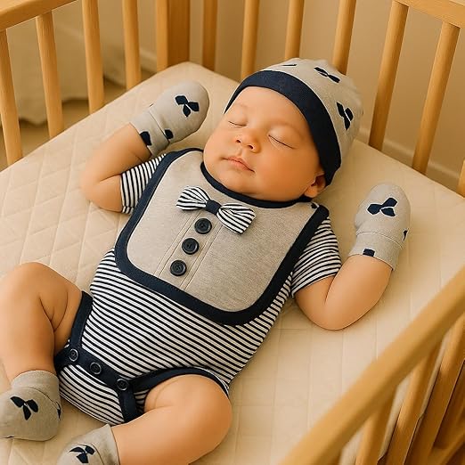 5 pcs Baby Clothing Set - Little Gentleman