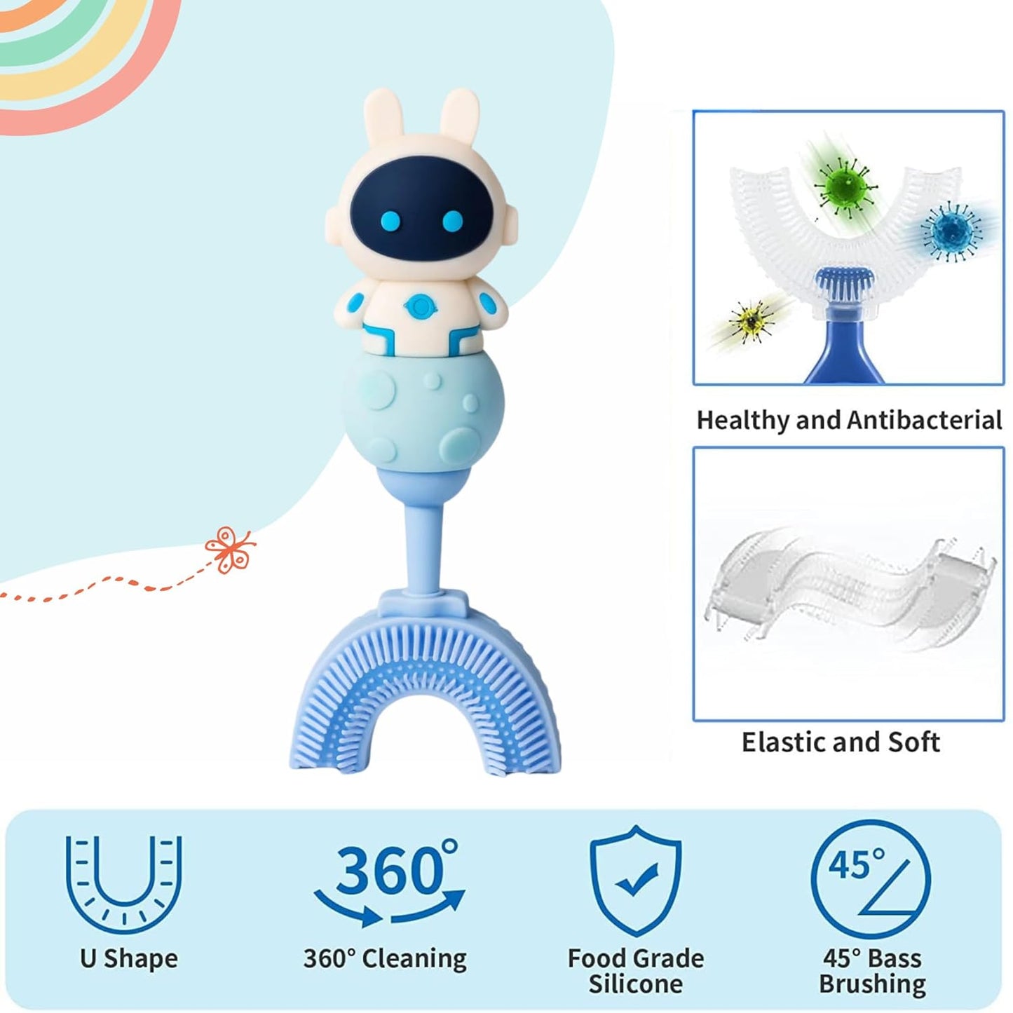 U-Shaped Toothbrush - Astronaut