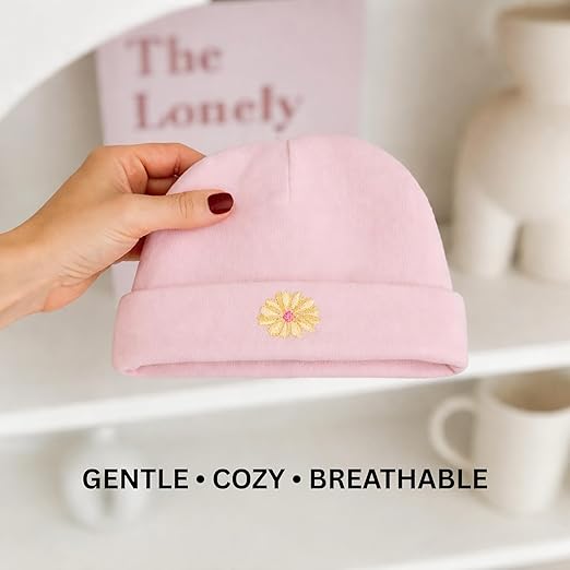 Unisex Baby Beanies Set of 5 - Rosy Bloom
