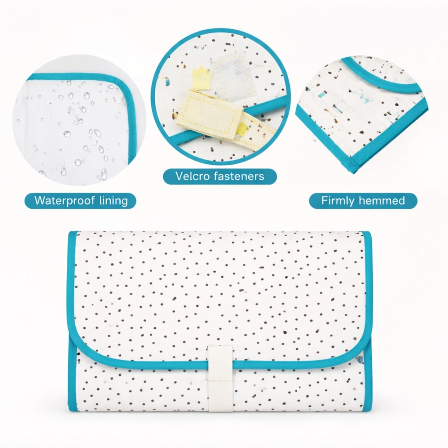 Portable Diaper Changing Mat - Tiny Dots