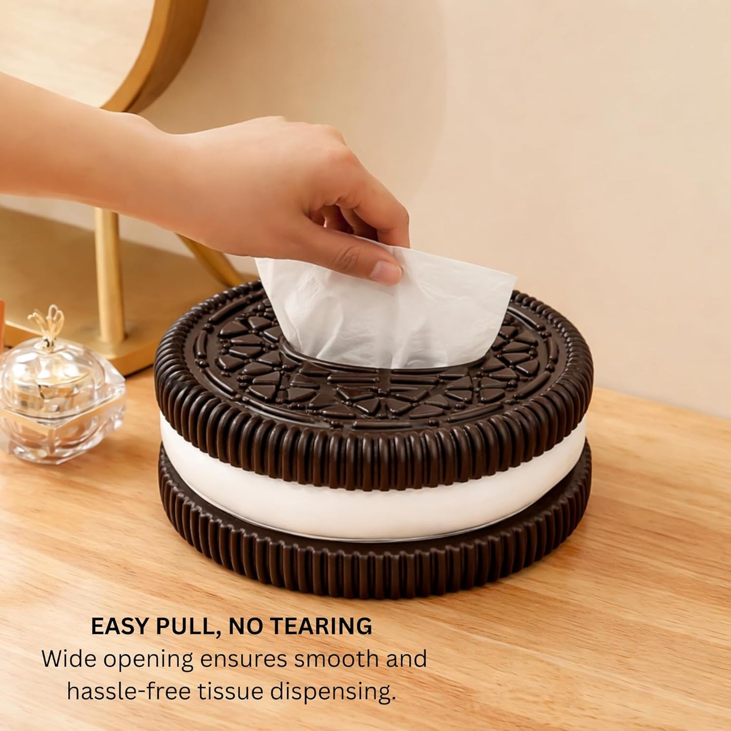 Decorative Baby Wipes & Tissue Storage Box - Oreo Magic
