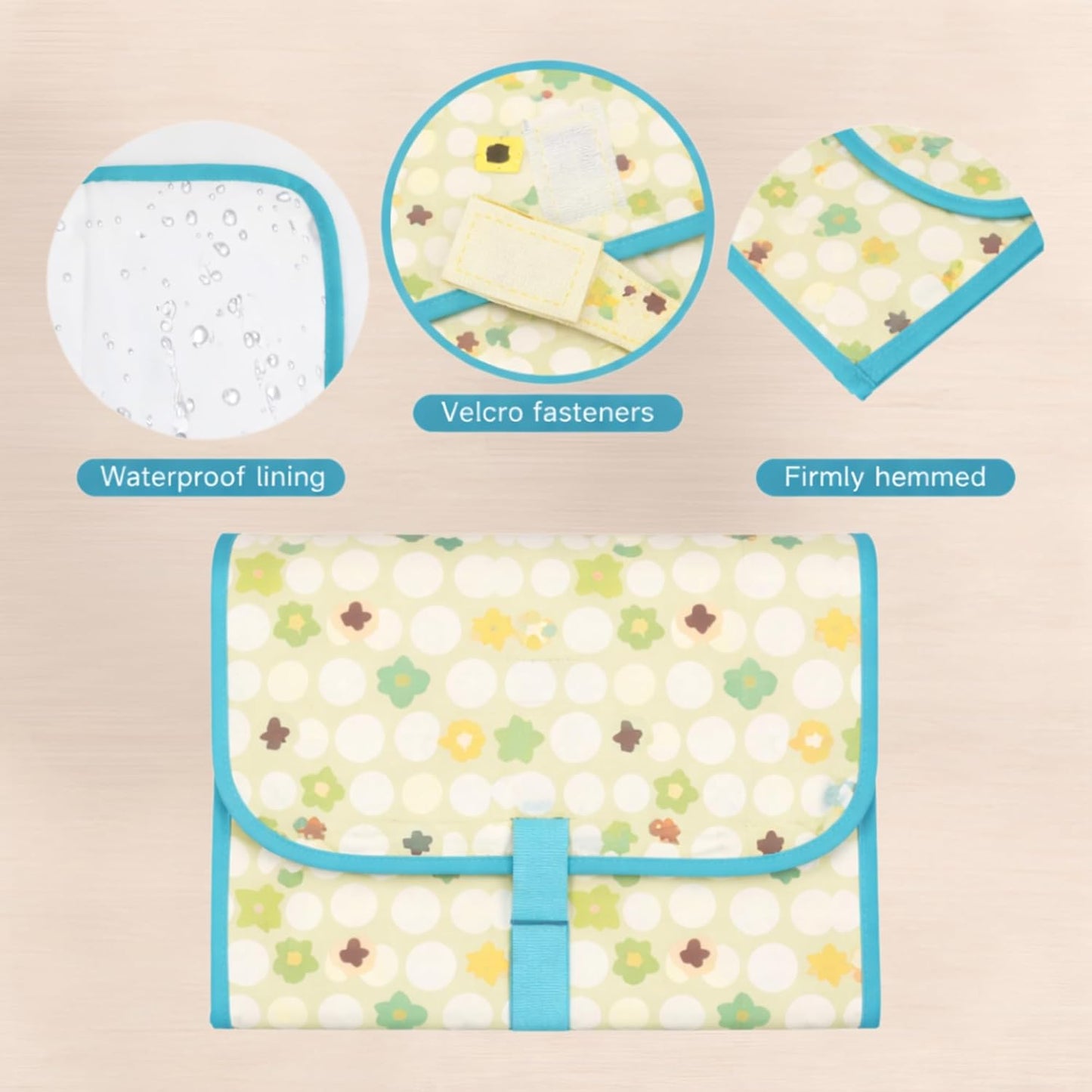 Portable Diaper Changing Mat - Twinkle Stars