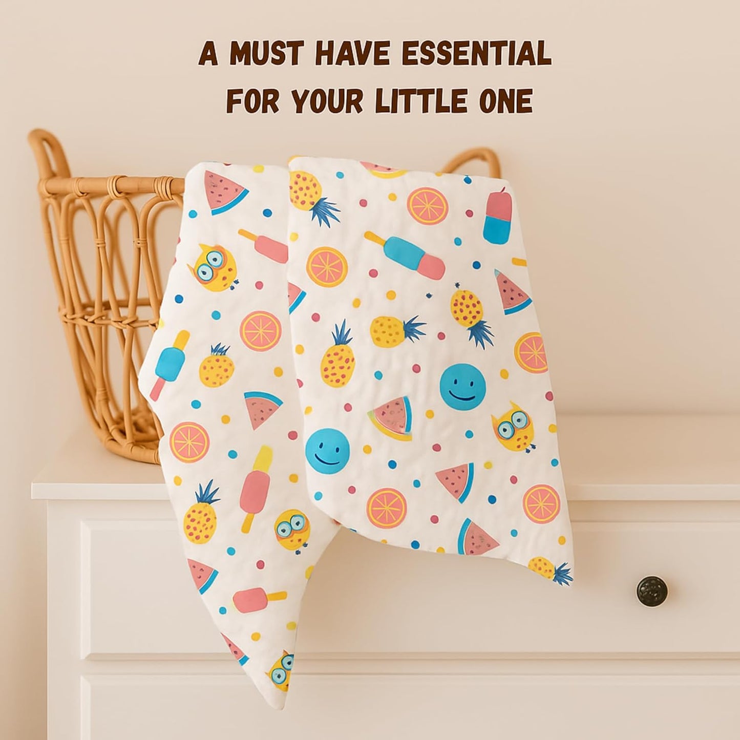 Baby Muslin Swaddle - Tropical Treats