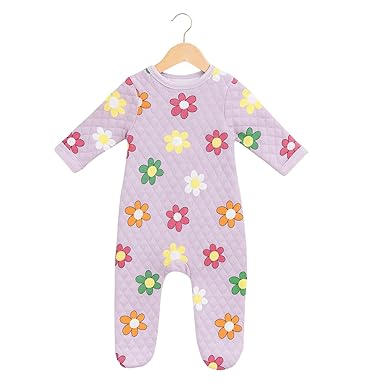 Quilted Sleepsuit - Bloomy Dreams