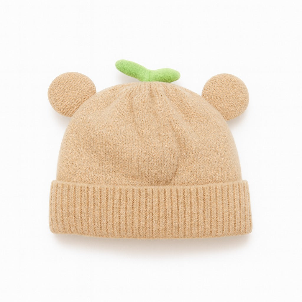 Woolen Froggo Beanie - Warm Beige