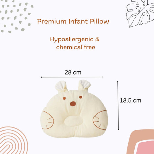 Cuddly Beige Bunny Pillow