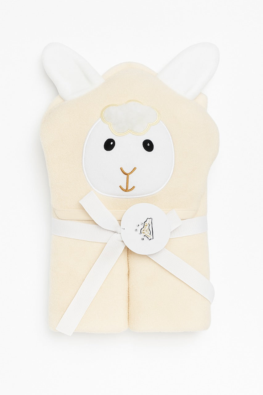Baby Hooded Towel – Cuddly Sheep