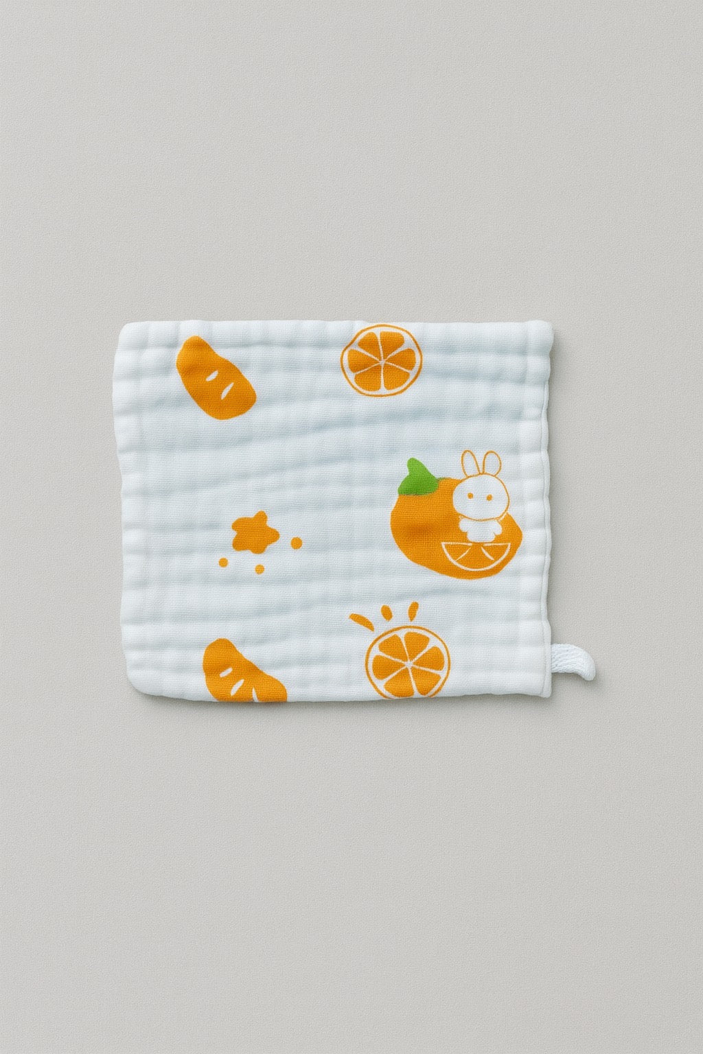 Washcloth For Baby- 4pc set White