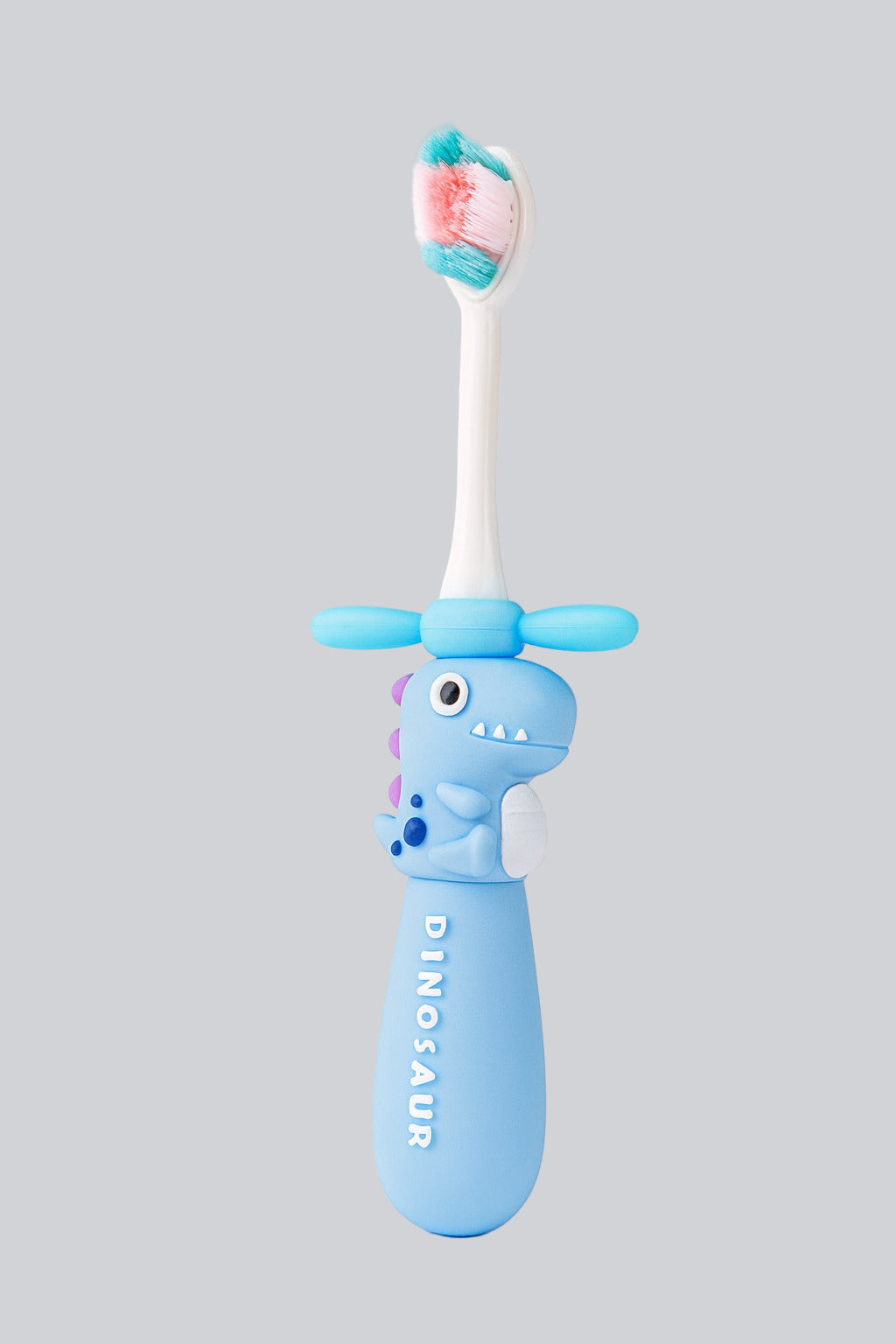 Blue Twisty Dino Toothbrush For Kids